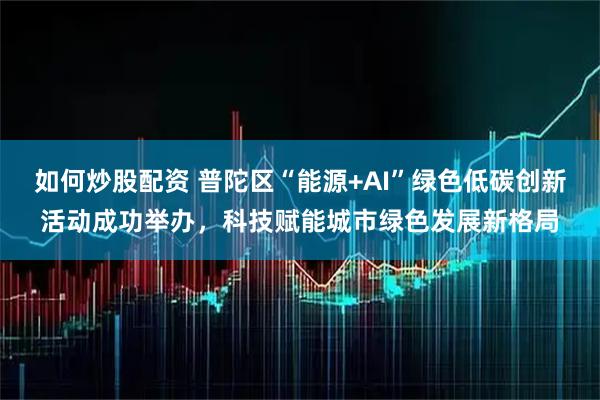 如何炒股配资 普陀区“能源+AI”绿色低碳创新活动成功举办,科技赋能城市绿色发展新格局